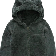 Toddler Bear Ear Hoodie - Fleece Winter Jacket for Boys & Girls _ AURORE LUXURE
