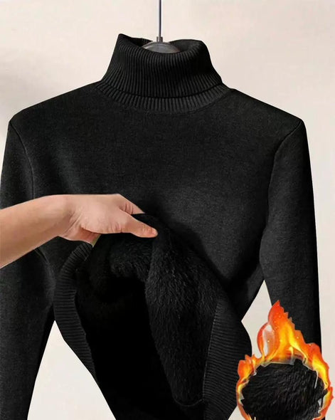 Men's Turtleneck Sweater - Warm Long Sleeve Pullover (M-4XL)