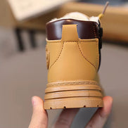 Kids Winter Ankle Boots - Non-Slip Lace Up Boots with Zipper | AURORE LUXURE