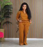 Women's 2 Piece Tracksuit - Oversized Half Zip Sweatsuit Set | AURORE LUXURE
