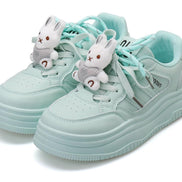 Girls PU Leather Sneakers - Anti-Slip Casual Sport Shoes | AURORE LUXURE