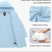 Women's Long Puffer Jacket - Warm Quilted Winter Coat (Plus Size) | AURORE LUXURE