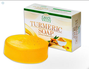 Green Valley Turmeric Transparent Glycerin Soap Bar – 3.17 oz (90 g)