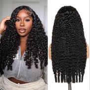 13x6 Full Lace Frontal Burmese Curly Wig – 180% Density, 100% Human Hair