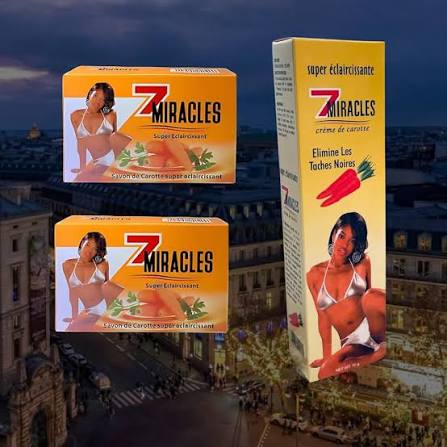 7 Miracles Carrot Soap & Cream Set - 2 Bars + Face Cream