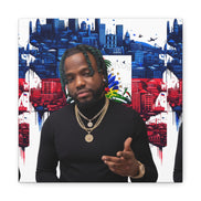 Personalized Urban Flag Background Matte