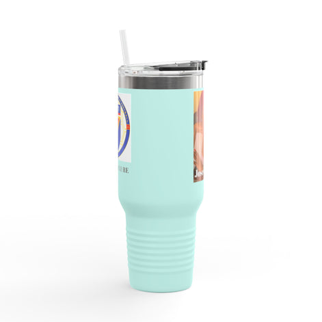 40oz Custom Photo Tumbler - Personalized Insulated Travel Mug