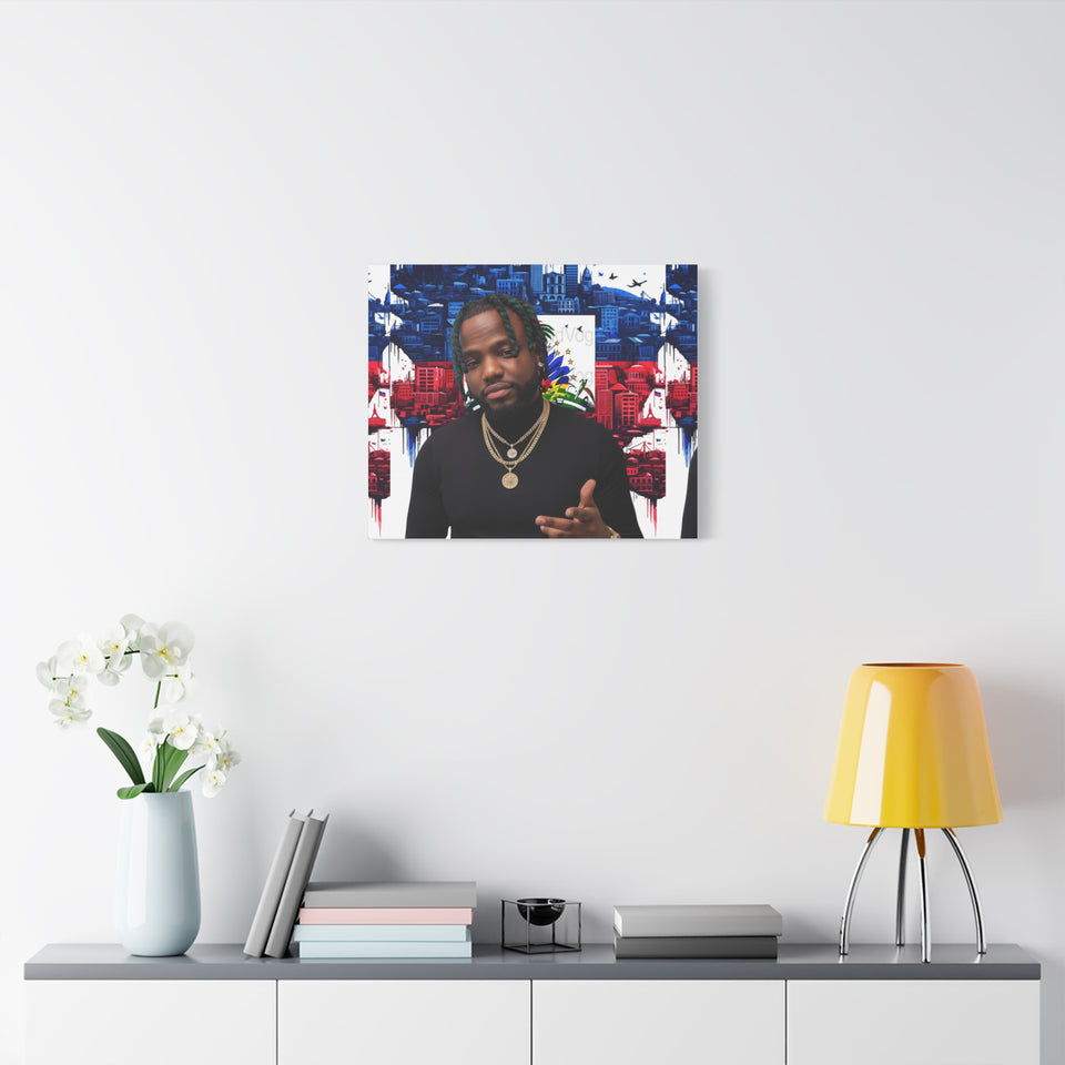 Personalized Urban Flag Background Matte