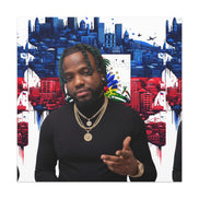 Personalized Urban Flag Background Matte