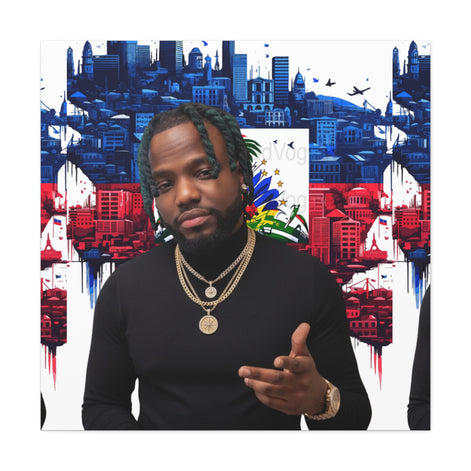 Personalized Urban Flag Background Matte