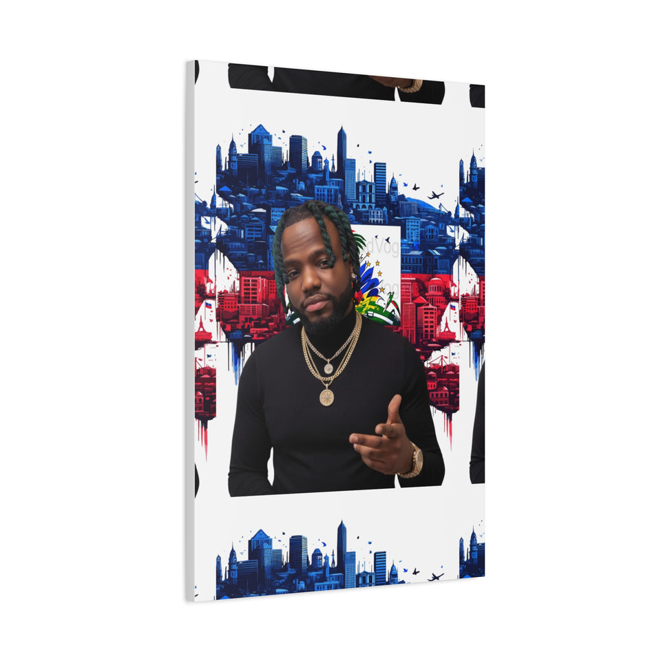 Personalized Urban Flag Background Matte
