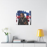 Personalized Urban Flag Background Matte