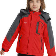 Boy's Waterproof Ski Jacket - Fleece Lined Winter Snowboard Coat | AURORE LUXURE