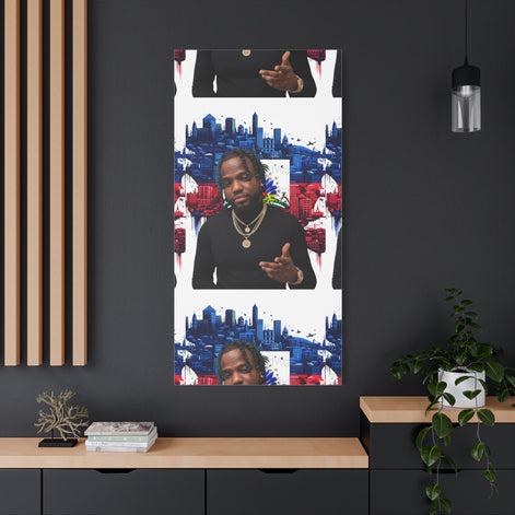 Personalized Urban Flag Background Matte