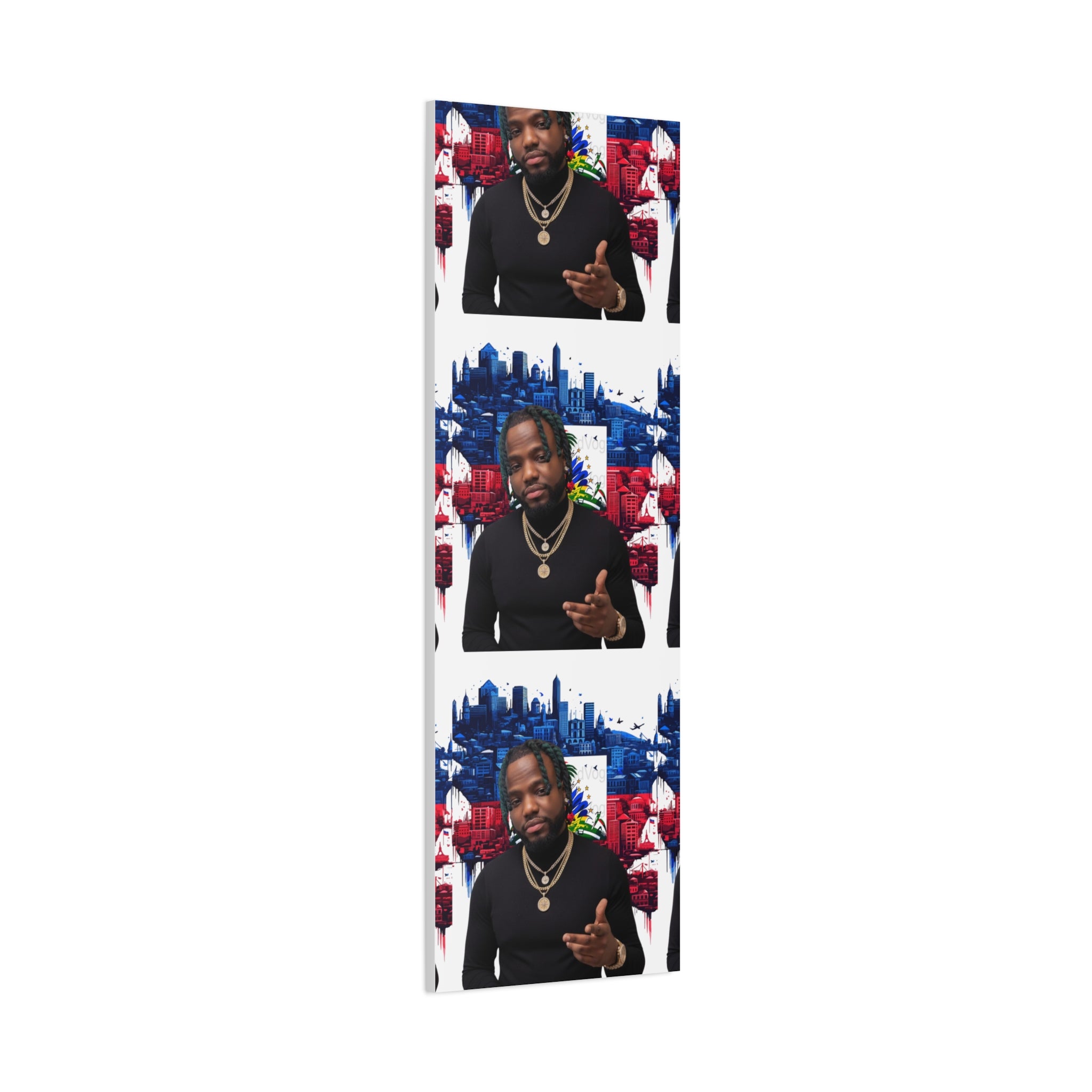 Personalized Urban Flag Background Matte