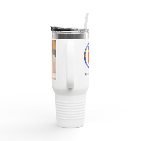40oz Custom Photo Tumbler - Personalized Insulated Travel Mug