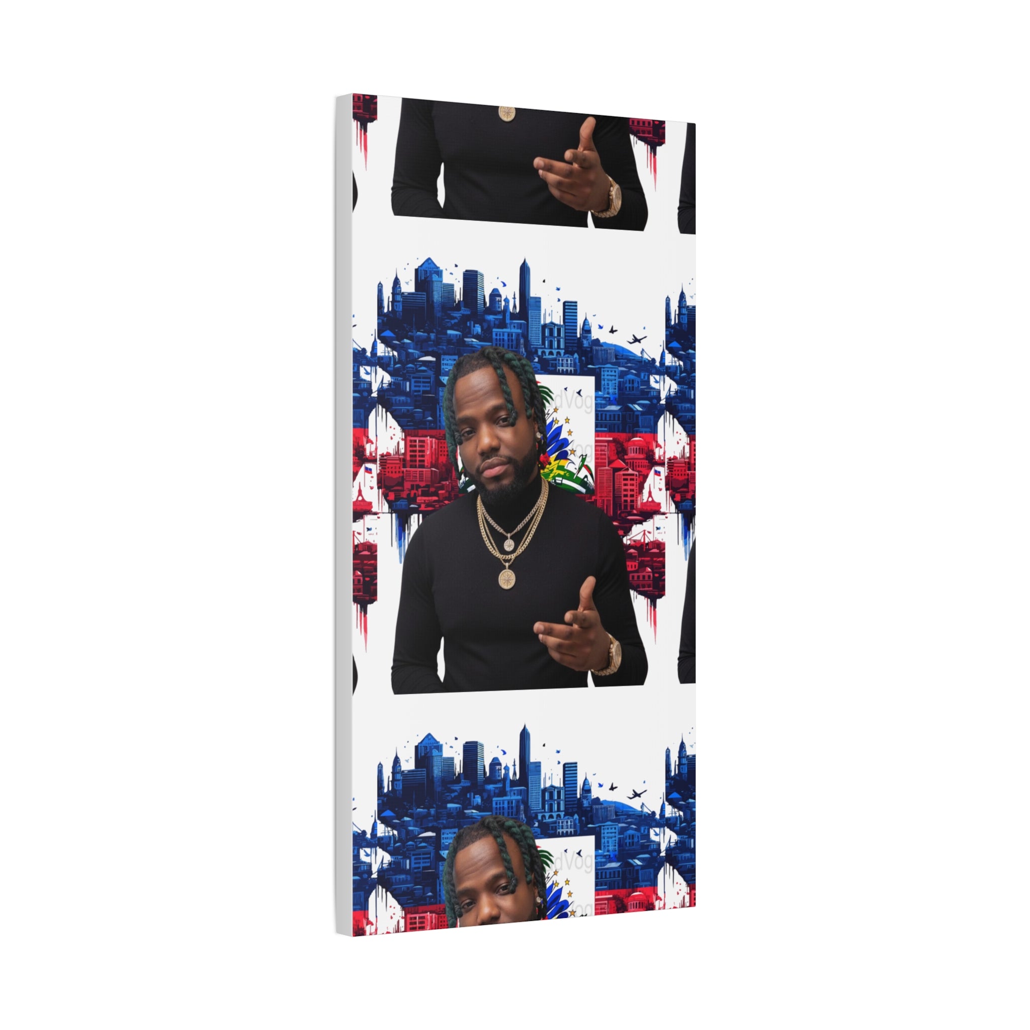 Personalized Urban Flag Background Matte