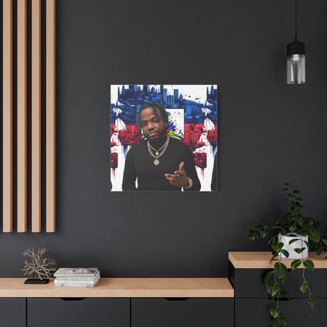 Personalized Urban Flag Background Matte