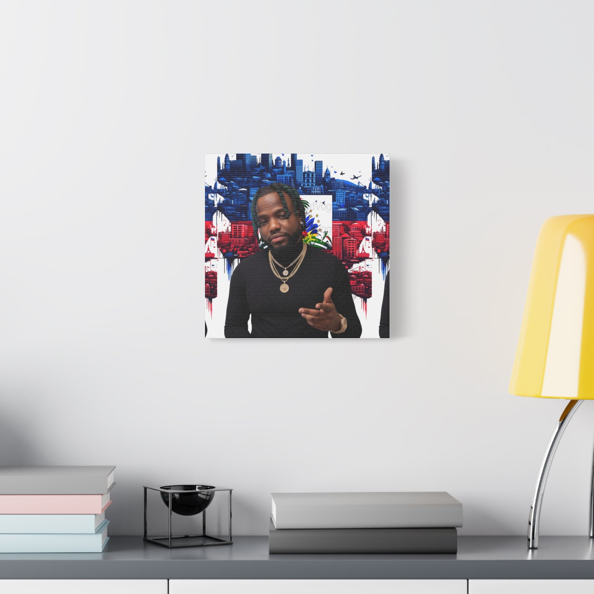 Personalized Urban Flag Background Matte