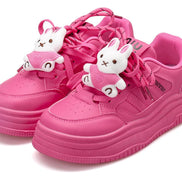 Girls PU Leather Sneakers - Anti-Slip Casual Sport Shoes | AURORE LUXURE