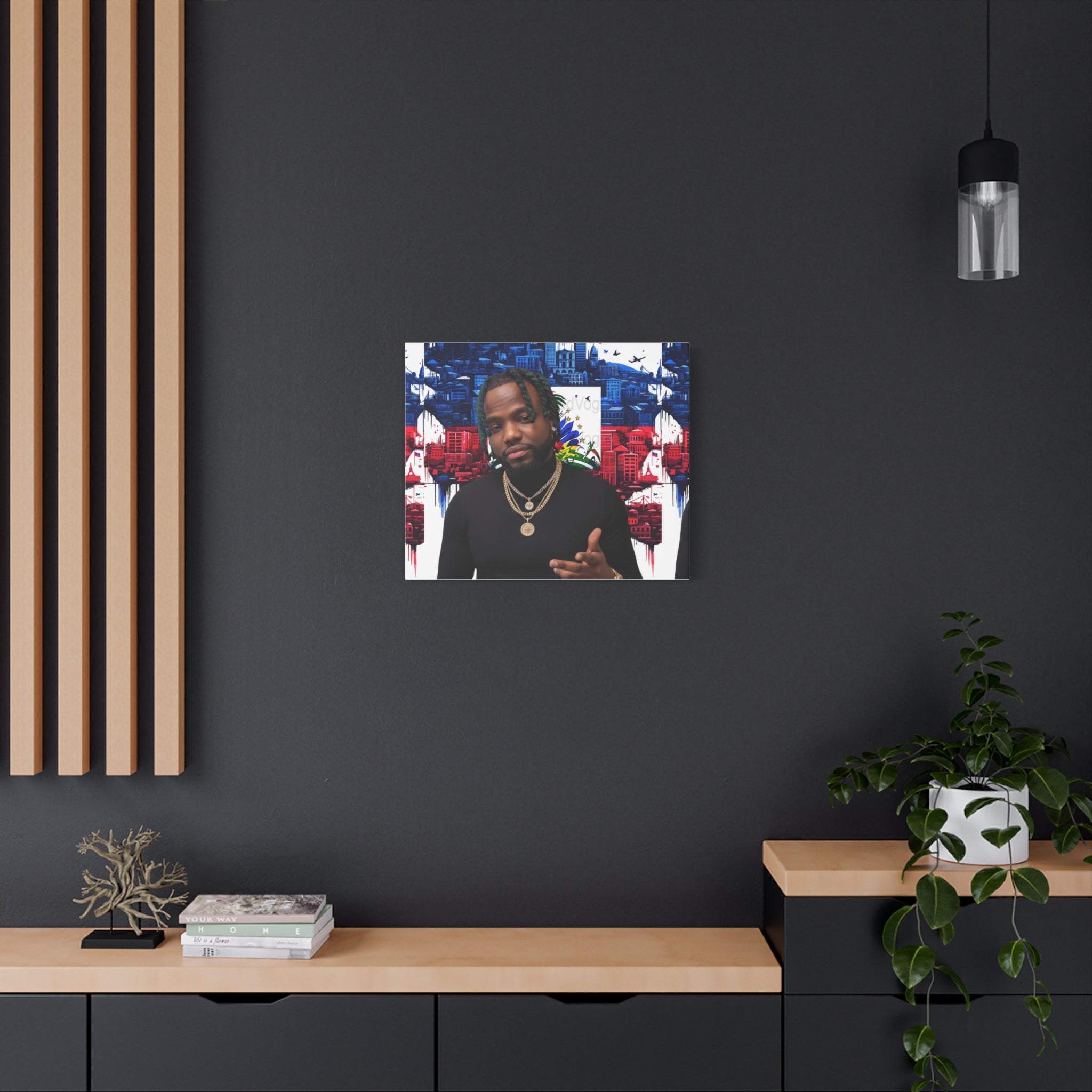 Personalized Urban Flag Background Matte