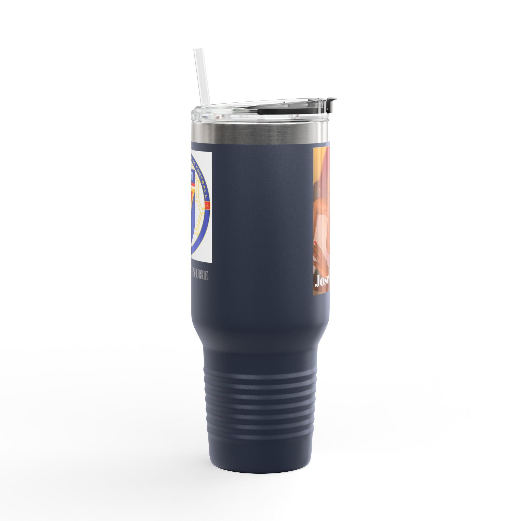 40oz Custom Photo Tumbler - Personalized Insulated Travel Mug