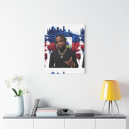 Personalized Urban Flag Background Matte