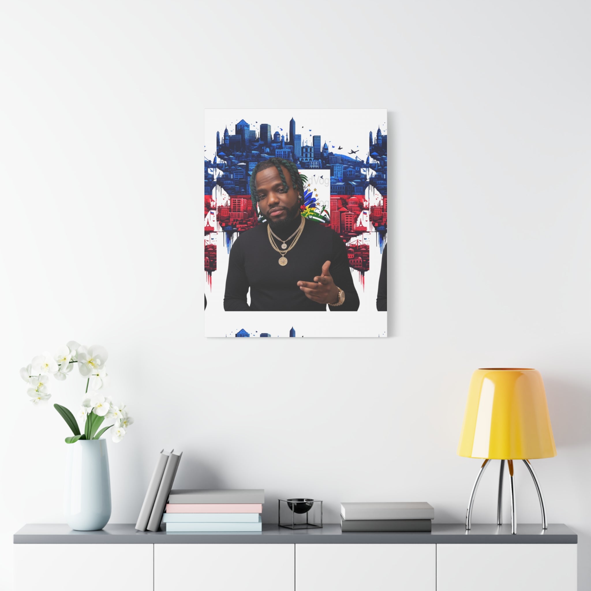 Personalized Urban Flag Background Matte