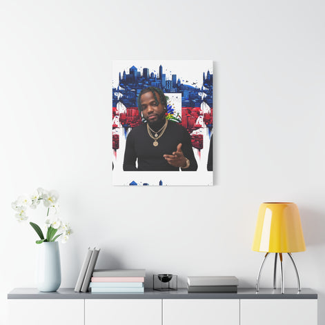 Personalized Urban Flag Background Matte