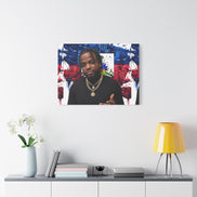 Personalized Urban Flag Background Matte