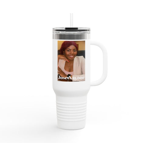 40oz Custom Photo Tumbler - Personalized Insulated Travel Mug