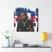 Personalized Urban Flag Background Matte