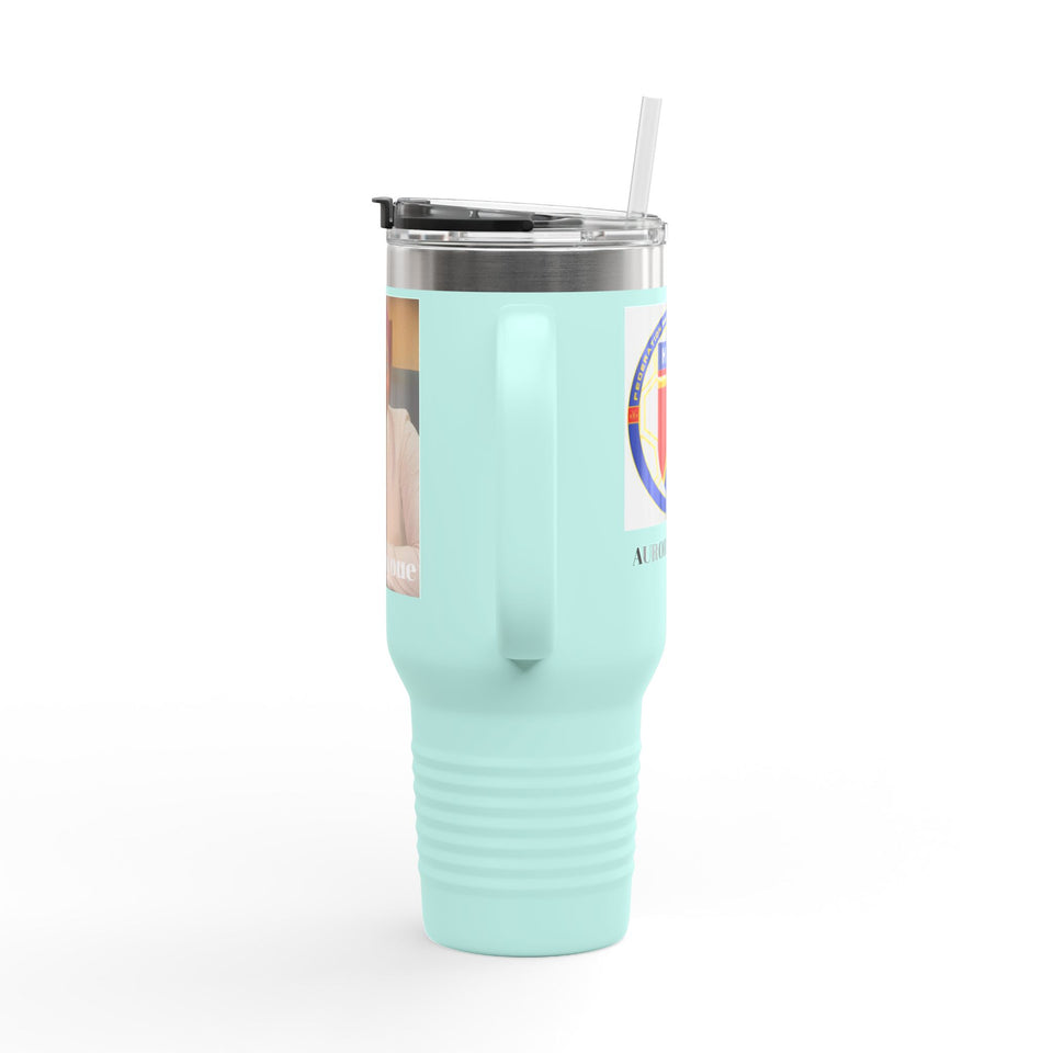 40oz Custom Photo Tumbler - Personalized Insulated Travel Mug