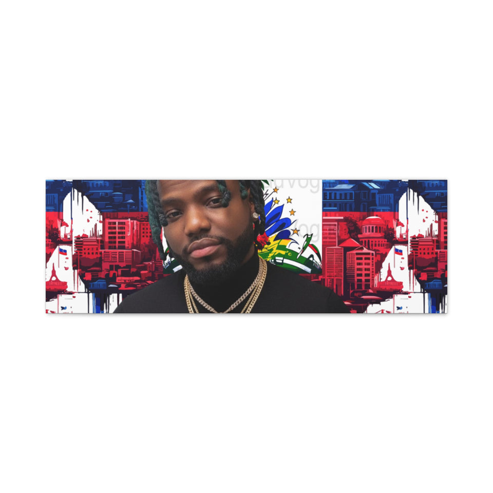 Personalized Urban Flag Background Matte
