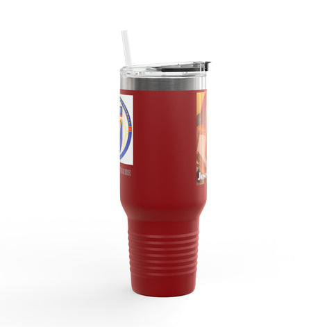 40oz Custom Photo Tumbler - Personalized Insulated Travel Mug