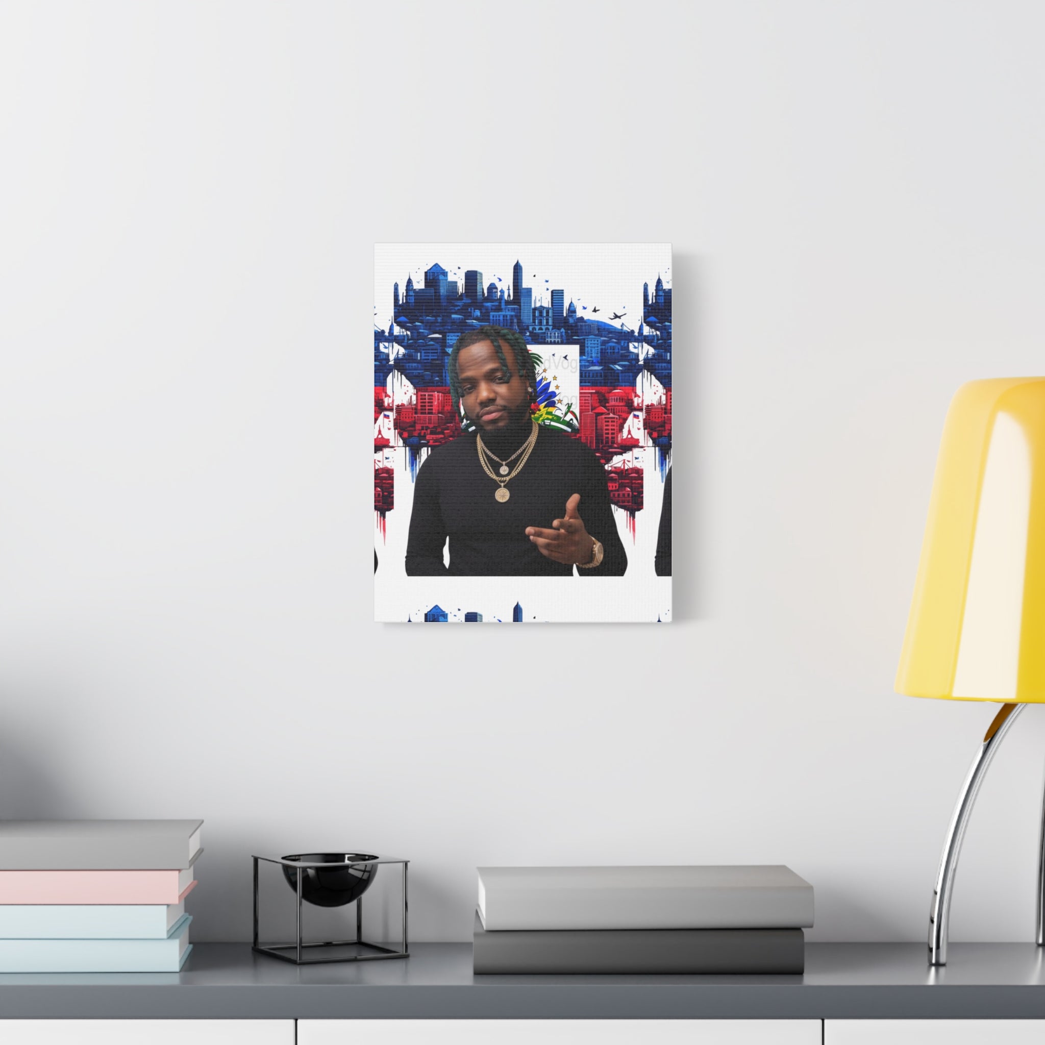 Personalized Urban Flag Background Matte