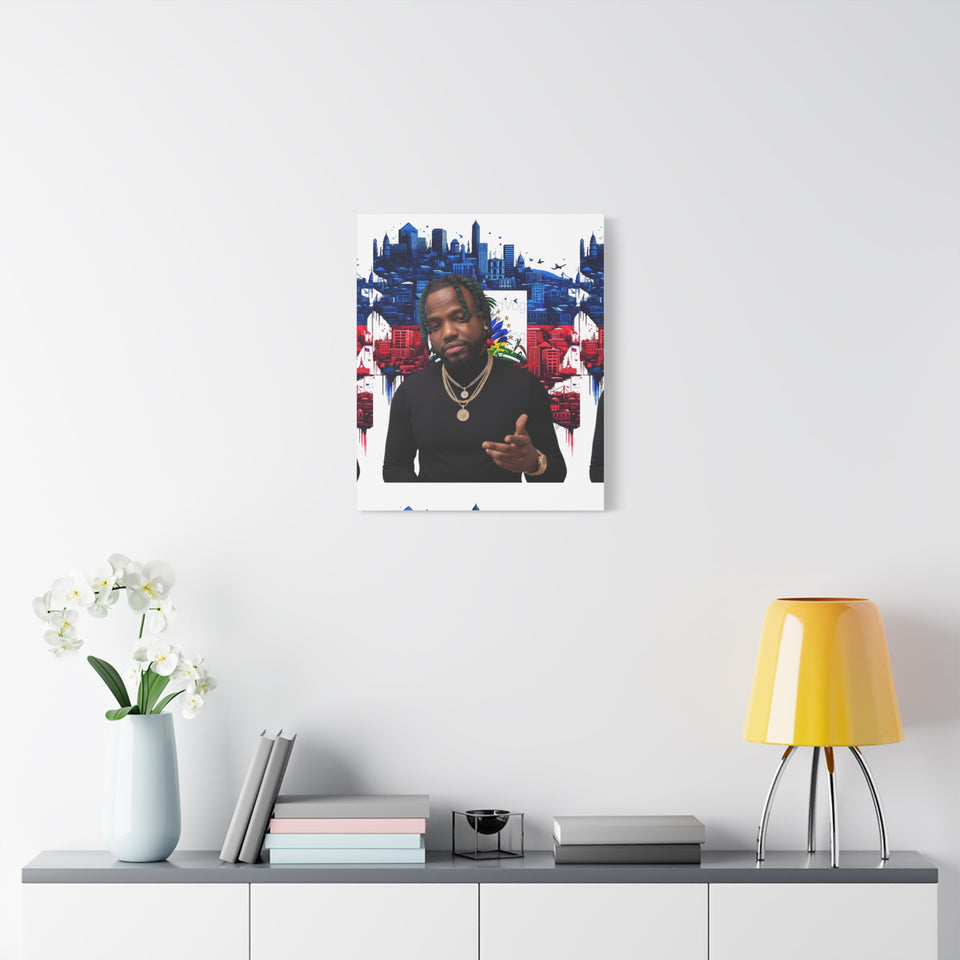 Personalized Urban Flag Background Matte