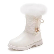 Winter Girl Boots – Warm Velvet Snow Boots, Long Tube Casual Princess Shoes for Girls
