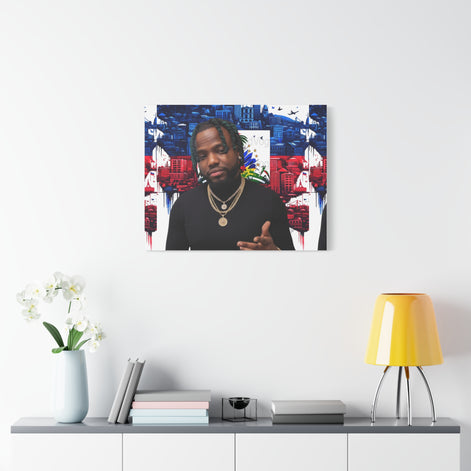 Personalized Urban Flag Background Matte