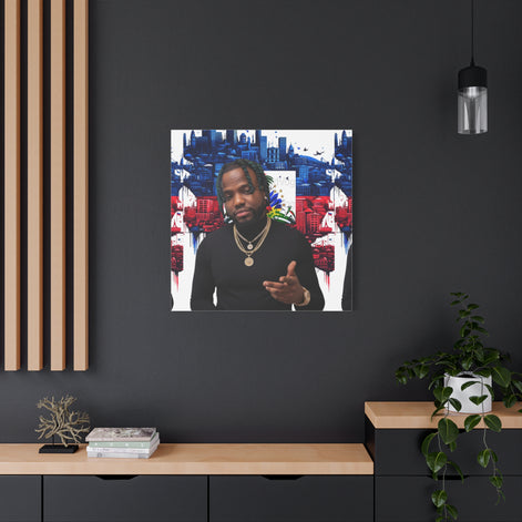 Personalized Urban Flag Background Matte