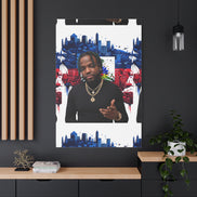 Personalized Urban Flag Background Matte