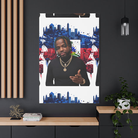 Personalized Urban Flag Background Matte