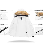 Men's & Women’s Waterproof Puffer Jacket - Hooded Winter Coat | AURORE LUXURE