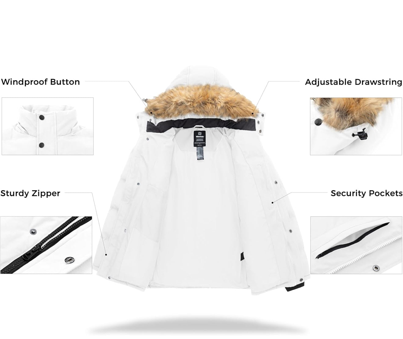 Men's & Women’s Waterproof Puffer Jacket - Hooded Winter Coat | AURORE LUXURE