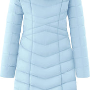 Women's Long Puffer Jacket - Warm Quilted Winter Coat (Plus Size) | AURORE LUXURE