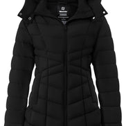 Women's Long Puffer Jacket - Warm Quilted Winter Coat (Plus Size) | AURORE LUXURE