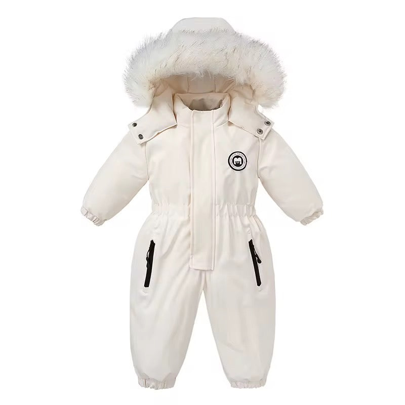 Kids Waterproof Snowsuit - One Piece Ski Suit for Boys & Girls | AURORE LUXURE