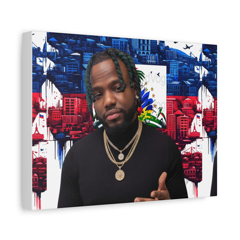 Personalized Urban Flag Background Matte