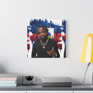 Personalized Urban Flag Background Matte