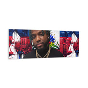 Personalized Urban Flag Background Matte